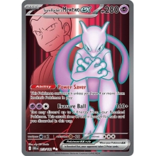 POKEMON DESTINED RIVALS CARTA TEAM ROCKETS MEWTWO EX FA