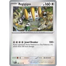 POKEMON PRISMATIC EVOLUTIONS CARTA REGIGIGAS POCO COMUN