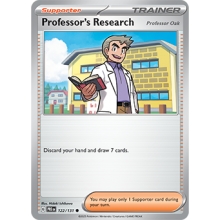 POKEMON PRISMATIC EVOLUTIONS CARTA PROFESSORS RESEARCH POCO COMUN