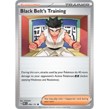 POKEMON PRISMATIC EVOLUTIONS CARTA BLACK BELTS TRAINING POCO COMUN