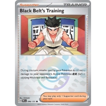 POKEMON PRISMATIC EVOLUTIONS CARTA BLACK BELTS TRAINING POKE BALL