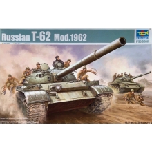 TRUMPETER 00376 1:35 T 62 MAIN BATTLE TANK MOD 1962