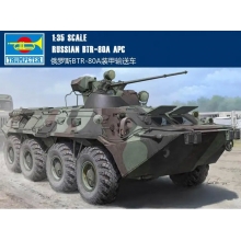 TRUMPETER 01595 1:35 RUSSIAN BTR 80A APC