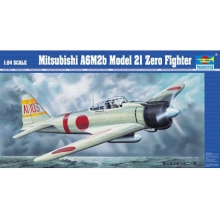 TRUMPETER 02405 1:24 AIRCRAFT A6M2B MODEL21 ZERO FIGHTER