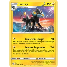 POKEMON ASTROS BRILLANTES CARTA LUXRAY REVERSE