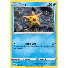 POKEMON ASTROS BRILLANTES CARTA STARYU COMUN