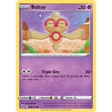 POKEMON ASTROS BRILLANTES CARTA BALTOY COMUN