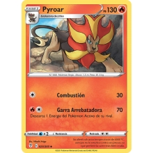 POKEMON CIELOS EVOLUTIVOS CARTA PYROAR POCO COMUN