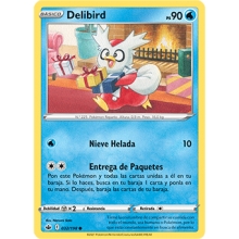 POKEMON REINADO ESCALOFRIANTE CARTA DELIBIRD COMUN