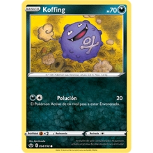 POKEMON REINADO ESCALOFRIANTE CARTA KOFFING COMUN