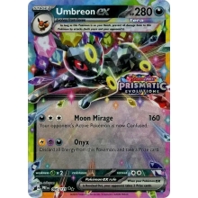 POKEMON PRISMATIC EVOLUTIONS CARTA UMBREON EX UR