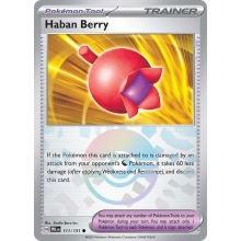 POKEMON PRISMATIC EVOLUTIONS CARTA HABAN BERRY POKE BALL