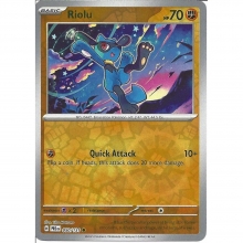 POKEMON PRISMATIC EVOLUTIONS CARTA RIOLU REVERSE