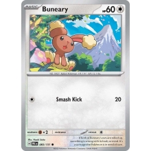 POKEMON PRISMATIC EVOLUTIONS CARTA BUNEARY REVERSE
