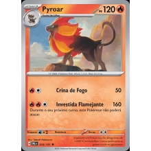 POKEMON PRISMATIC EVOLUTIONS CARTA PYROAR REVERSE