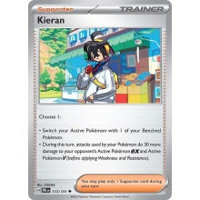 POKEMON PRISMATIC EVOLUTIONS CARTA KIERAN POCO COMUN