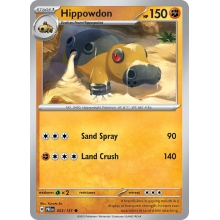 POKEMON PRISMATIC EVOLUTIONS CARTA HIPPOWDON COMUN