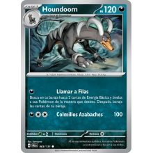 POKEMON PRISMATIC EVOLUTIONS CARTA HOUNDOOM COMUN