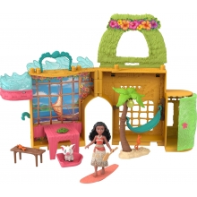 MATTEL JDP58 DISNEY PRINCESA CASA DE MUECAS CASTILO DE MOANA APILABLE