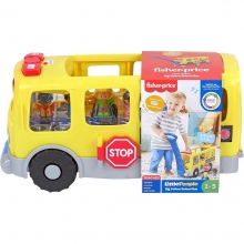MATTEL JFF15 LITTLE PEOPLE CAMION ESCOLAR HACIENDO NUEVOS AMIGOS