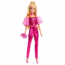 MATTEL JFP40 BARBIE FASHIONISTA MUECA CON CABELLO RUBIO Y CONJUNTO ROSA