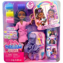 MATTEL JGG39 BARBIE DREAM BESTIES MU�ECA BROOKLYN GET READY WITH ME