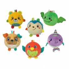CLEMENTONI 17683 SUAVES AMIGOS ANIMALES  TOCA APRIETA Y AGITA !