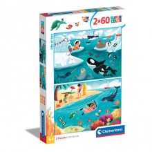 CLEMENTONI 24817 PUZZLE 60 PIEZAS LIFE AT SEA