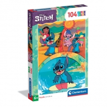 CLEMENTONI 25042 PUZZLE 104 PIEZAS DISNEY STITCH