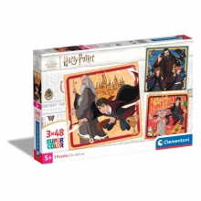 CLEMENTONI 25312 PUZZLE 3 X 48 PIEZAS HARRY POTTER