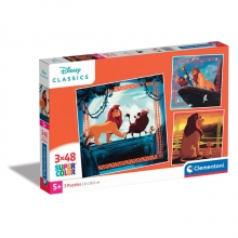 CLEMENTONI 25323 PUZZLE 3 X 48 PIEZAS THE LION KING