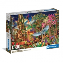 CLEMENTONI 31741 PUZZLE 1500 PIEZAS WOODLAND FANTASY GARDEN