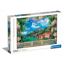 CLEMENTONI 33553 PUZZLE 3000 PIEZAS LUSH TERRACE ON LAKE