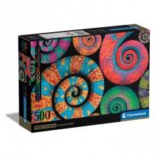 CLEMENTONI 35529 PUZZLE 500 PIEZAS COLORBOOM CURLY TAILS