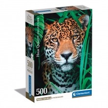 CLEMENTONI 35541 PUZZLE 500 PIEZAS JAGUAR IN THE JUNGLE