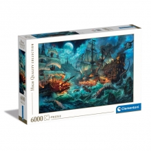 CLEMENTONI 36530 PUZZLE 6000 PIEZAS PIRATES BATTLE