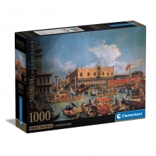 CLEMENTONI 39792 PUZZLE 1000 PIEZAS CANALETTO - THE RETURN OF THE BUCENTAUR AT THE MOLO ON ASCENSION DAY