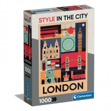 CLEMENTONI 39844 PUZZLE 1000 PIEZAS STYLE IN THE CITY LONDON