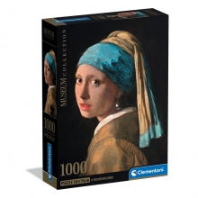 CLEMENTONI 39967 PUZZLE 1000 PIEZAS VERMEER - GIRL WITH PEARL EARRING