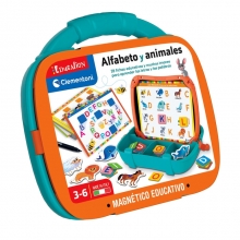 CLEMENTONI 55492 MALETIN MAGNETICO ALFABETO Y ANIMALES