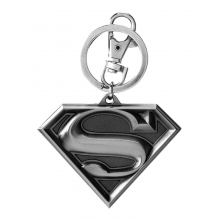 MONOGRAM 45063 SUPERMAN LOGO PEWTER KEY RING