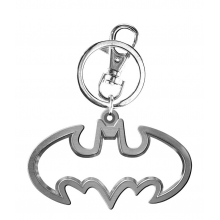 MONOGRAM 45422 BATMAN LOGO CUT OUT PEWTER KEY RING