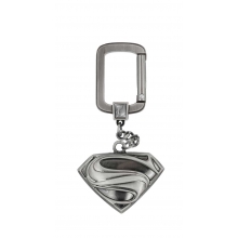 MONOGRAM 45829 JUSTICE LEAGUE M SUPERMAN LOGO PEWTER KEY RING