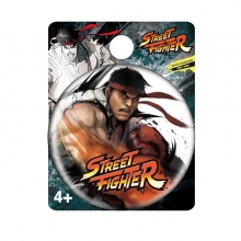 MONOGRAM 71071 STREET FIGHTERS RYU SINGLE BUTTON PIN