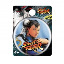 MONOGRAM 71073 STREET FIGHTERS CHUN LI SINGLE BUTTON PIN