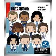 MONOGRAM 85885 GREYS ANATOMY 3D FOAM BAG CLIP SERIES