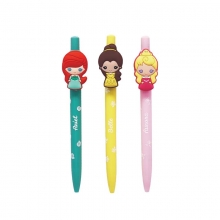 MONOGRAM 86150A PRINCESS SOFT BALL PEN SET A ARIEL AURORA BELLE