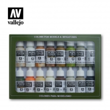 VALLEJO 70141 MODEL COLOR SET EARTH TONES ( 16 )