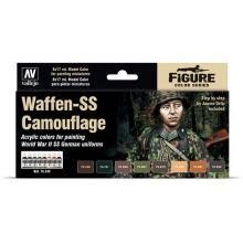VALLEJO 70180 MODEL COLOR SET WAFFEN - SS CAMOUFLAGE