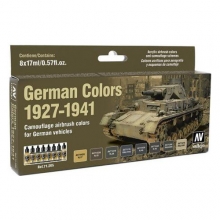 VALLEJO 71205 MODEL AIR SET GERMAN COLORS 1927-1941